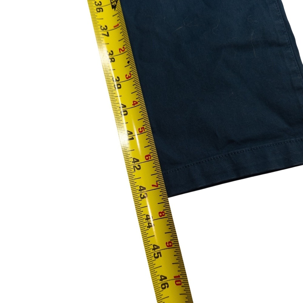New Southern Proper Mens Thomasville Flat Front Chino Pant Blue 32x34 With Tags - Picture 5 of 7